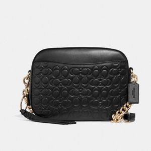 Coach Camera Bag in Signature Leather - NWT